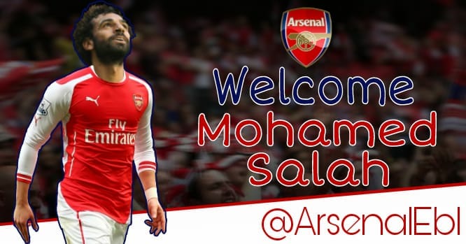 ArsenalEbl's tweet photo. O MITO! Mohamed Salah é o nosso novo reforço, egípcio de 25 anos chega do Liverpool por 120 milhões. Bem-vindo Salah!

#GoGunners https://t.co/6SeEwwhG2C