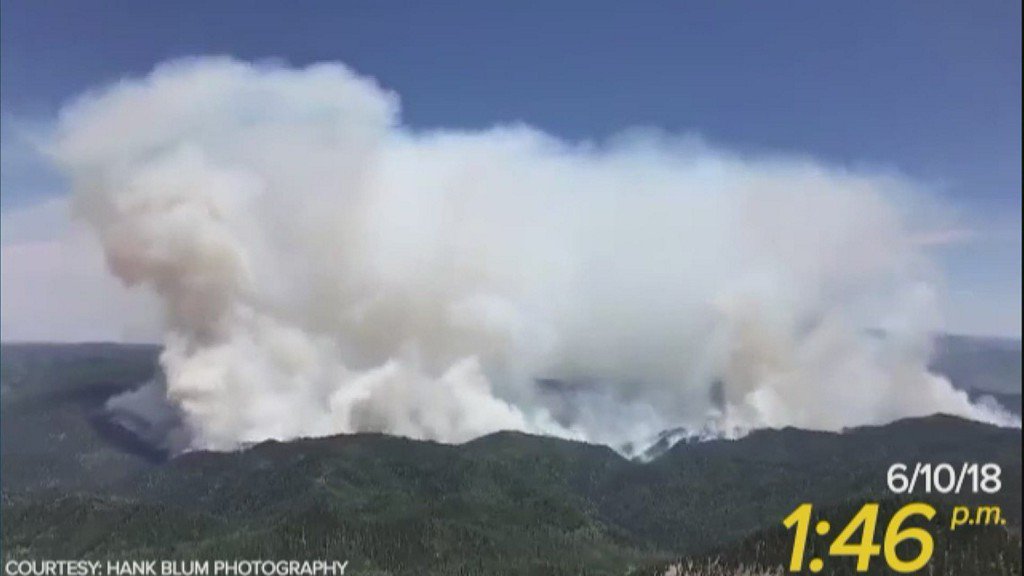 Timelapse: 416 Fire near Durango, Colo. on9news.tv/2Mgg7Xv