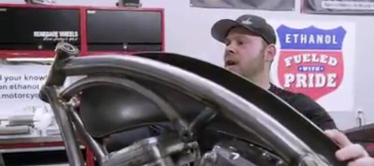 racheldgantz's tweet image. Here&apos;s a screenshot from tonight&apos;s &quot;American Chopper&quot; episode. Love to see that &quot;Ethanol Fueled with Pride&quot; logo! #fuelyourknowledge