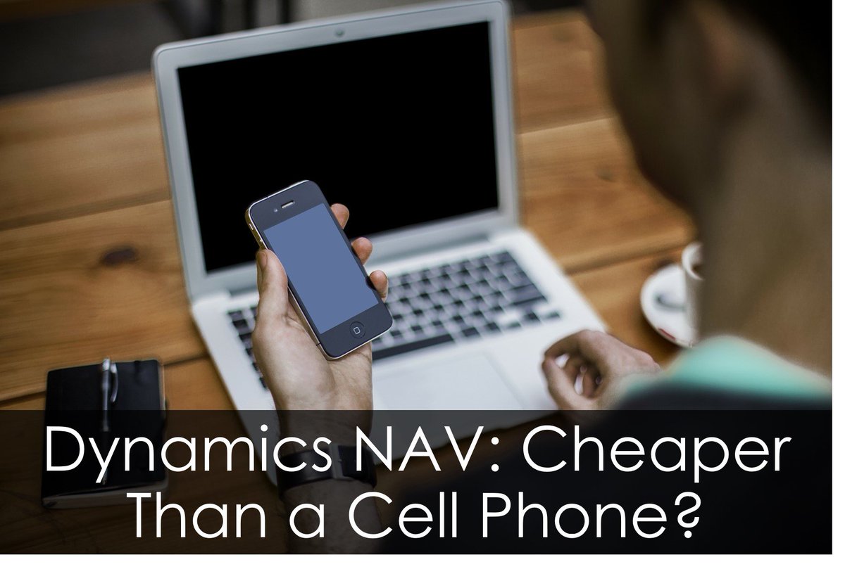 ScanlanSuzanne's tweet image. Could #microsoftdynamicsNAV be cheaper than a cell phone? Read blog to learn more! #dynamicsNAV #MSDynamicsNAV #microsoft bit.ly/2t0qje6