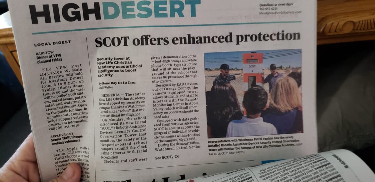 First organic news article about RAD/SCOT...