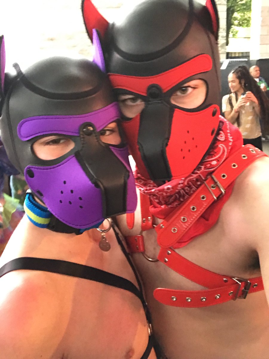 thatpupzero's tweet photo. Met some cool peoples and doggos at pride it was a lot of fun. Iโm glad I met so many awesome friends this year. #mkepride #humanpup #pupplay #justpupthings #gay #lgbt #proud https://t.co/2sZBQ0z0DP