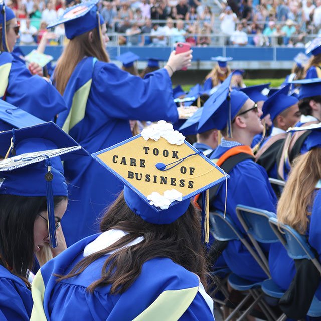 UDelaware's tweet photo. A look back at the caps of commencement! 🎓 #UDgrad2018 https://t.co/dRoAKFunYB