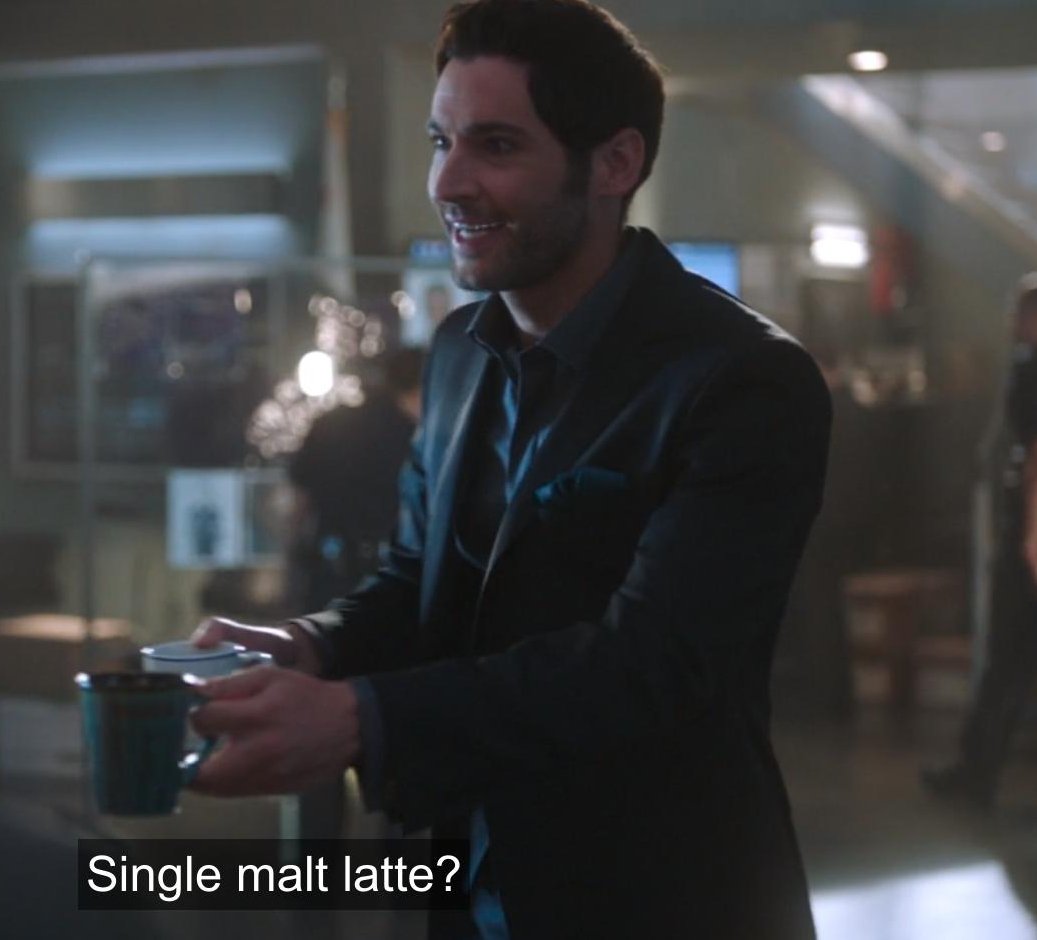 Patty31415's tweet photo. Or single malt cappuccino?
#Lucifer
@EquipeLucifer @MissHellfire666 @Skye_Ml_Obs @Sarah74559870 @Tom_EllisFans @LuciferInLA666 @deckrstartastic @LuciferPolls @Lucifer_In_LA @Vale_391 @24HoursLucifer @plushiedevil @silviakranz1 https://t.co/Q1AkSZcnDz