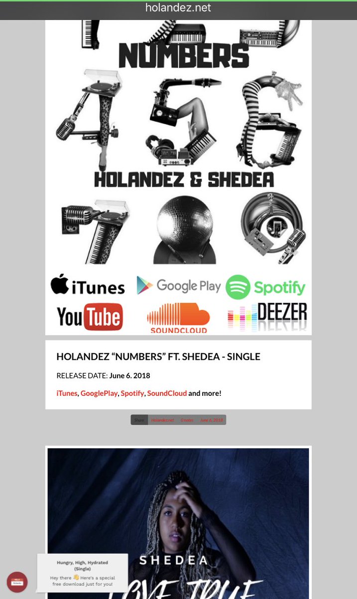 Visit the website and listen to our new songs💗