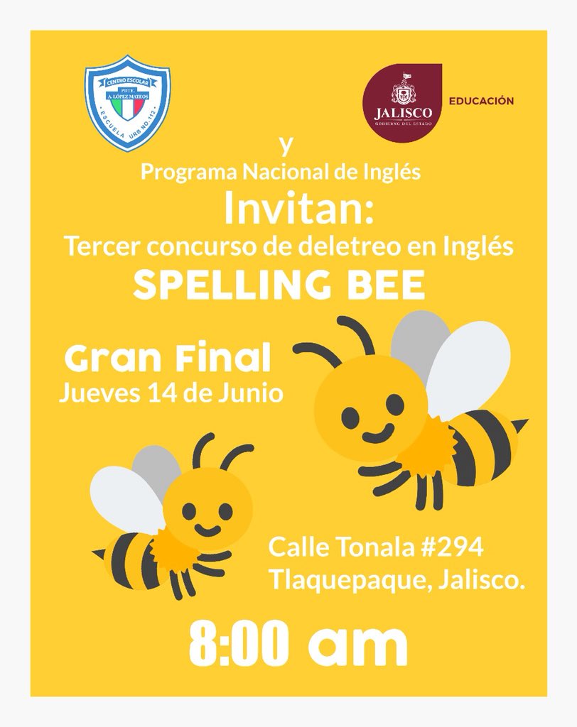 ivonnelilly10's tweet photo. 🐝Spelling Bee Competition ‘18.Primaria ALM👧🏻👦🏻 @luis_gomez_gtz @Pemar0111 @PacoAyon https://t.co/fh1EVTR1qZ