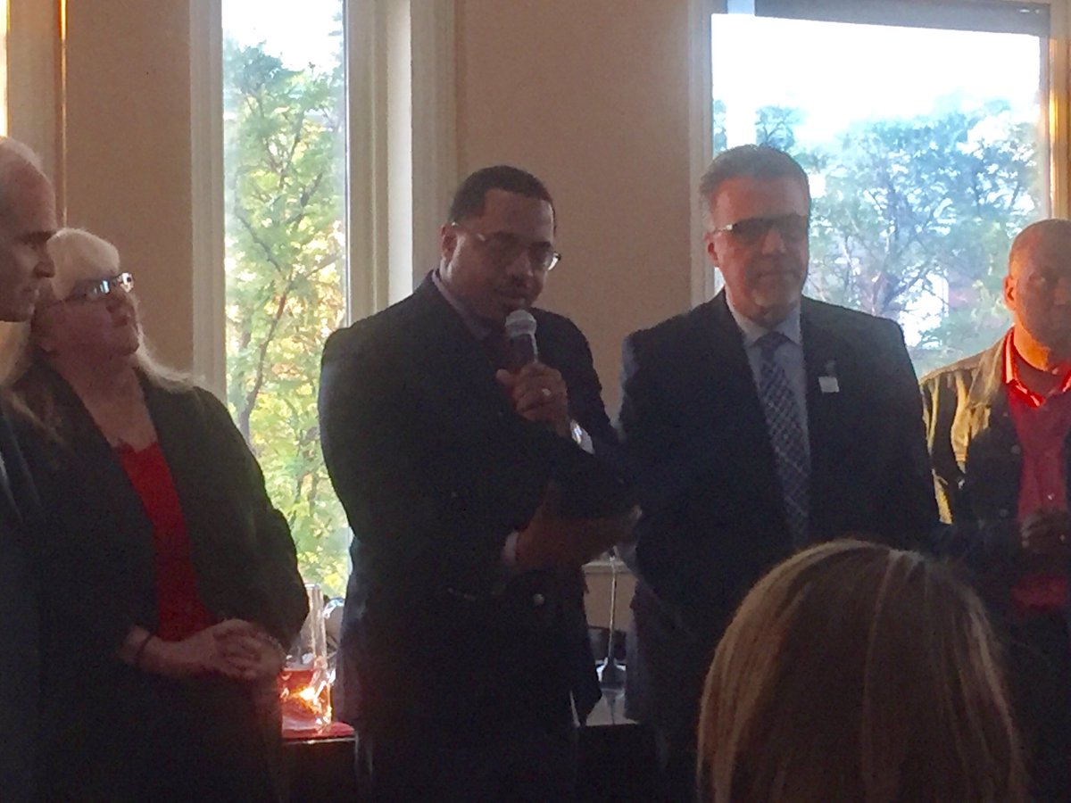 Congrats to <a href="/NorthNfa/">NFA North Campus</a> Principal, Mr. Doddo, for receiving the keys to the city alongside his family today 👏👏