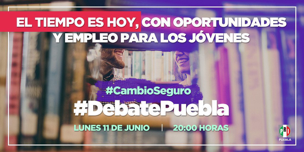 CNOPPue's tweet photo. Es tiempo de un #CambioSeguro.
Y en el #DebatePuebla @EnriqueDogerG_ presentara propuestas para una Puebla segura. https://t.co/VHnDcQKfgm
