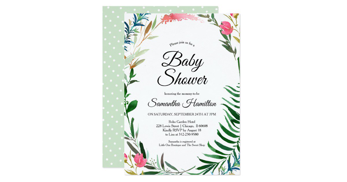 Greenery Wreath Botanical Baby Shower Invitations

#BabyShower #BotanicalBabyShower #GreeneryBabyShower goo.gl/Tw82JE