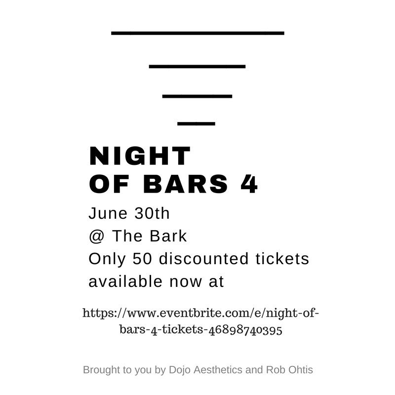 SNDBOY_'s tweet photo. Night of Bars 4 #NOB4 

📍Only 50 discounted tickets.

📍Curated Art by Audrey Genoveva. 

📍 13 talented artists. 

https://t.co/eoCONDaMAJ https://t.co/kvo9uq5EbG