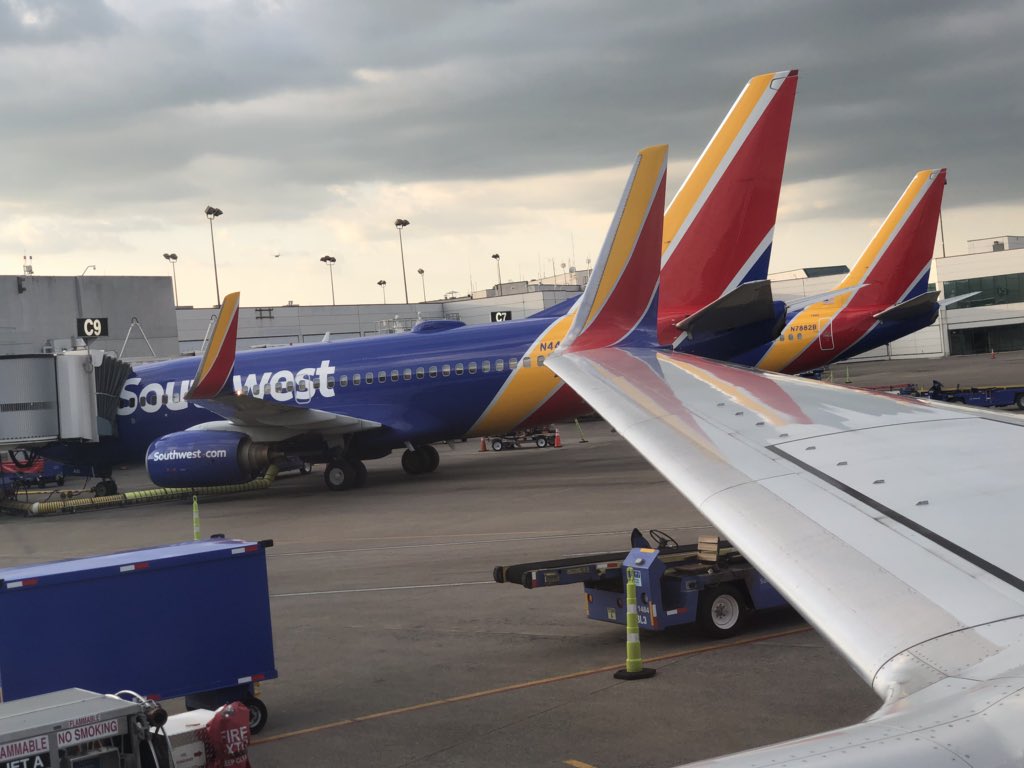 hereforlaughs54's tweet image. Tails and winglets for days. @SouthwestAir take us home to @MCO #CMAFest #NashVegas #amazingweekend @LukeBryanOnline thank you for a great show! #firsttime #notthelasttime @SisterHazelBand great seeing you again! @garthbrooks #bestever