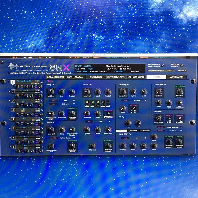 MysteryIslands's tweet photo. #snxeditor fx page completed. Going to write a new track tomorrow woth this and #novaxeditor to chase down bugs for beta release! #novationmusic #supernova #supernovaii #novadesktop #novakeyboard https://t.co/D8szGxEXBT https://t.co/emevRyWlVH
