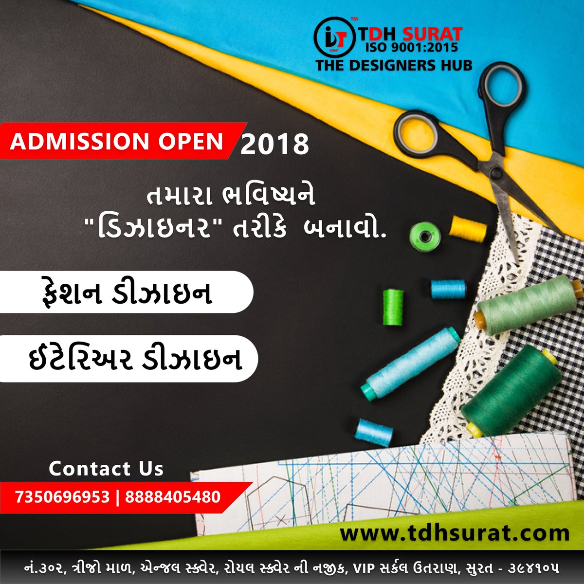 Tdh Surat On Twitter Admissions Open Fashion Designing Interior Designing Visit Https T Co Jsmg2cnigd Admissionopen Job Student Fashion Fashiondesign Design Interior Interiors Interiordesign Homedecor Followforfollow Tdhsurat