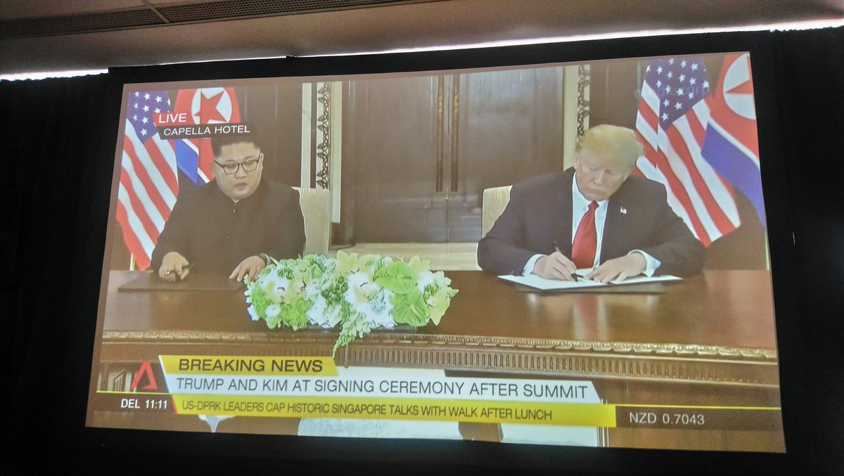 Trump and Kim Jong Un sign historic letter