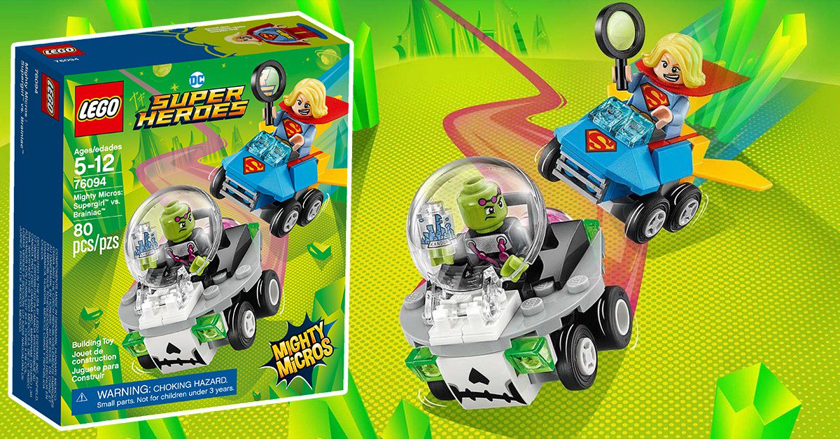 HelloBrickscom's tweet photo. REVIEW LEGO 76094 Comics Mighty Micros : Supergirl vs Brainiac - Troisième duel Mighty Micros DC Comics 2018 avec la référence LEGO 76094 Supergirl vs Brainiac.
Brainiac contre Su ... - https://t.co/SblqJrJ6fe #LEGO #DCcomics #MightyMicros #review #Brainiac #Supergirl #Kandor https://t.co/wG6Dcqhp5A
