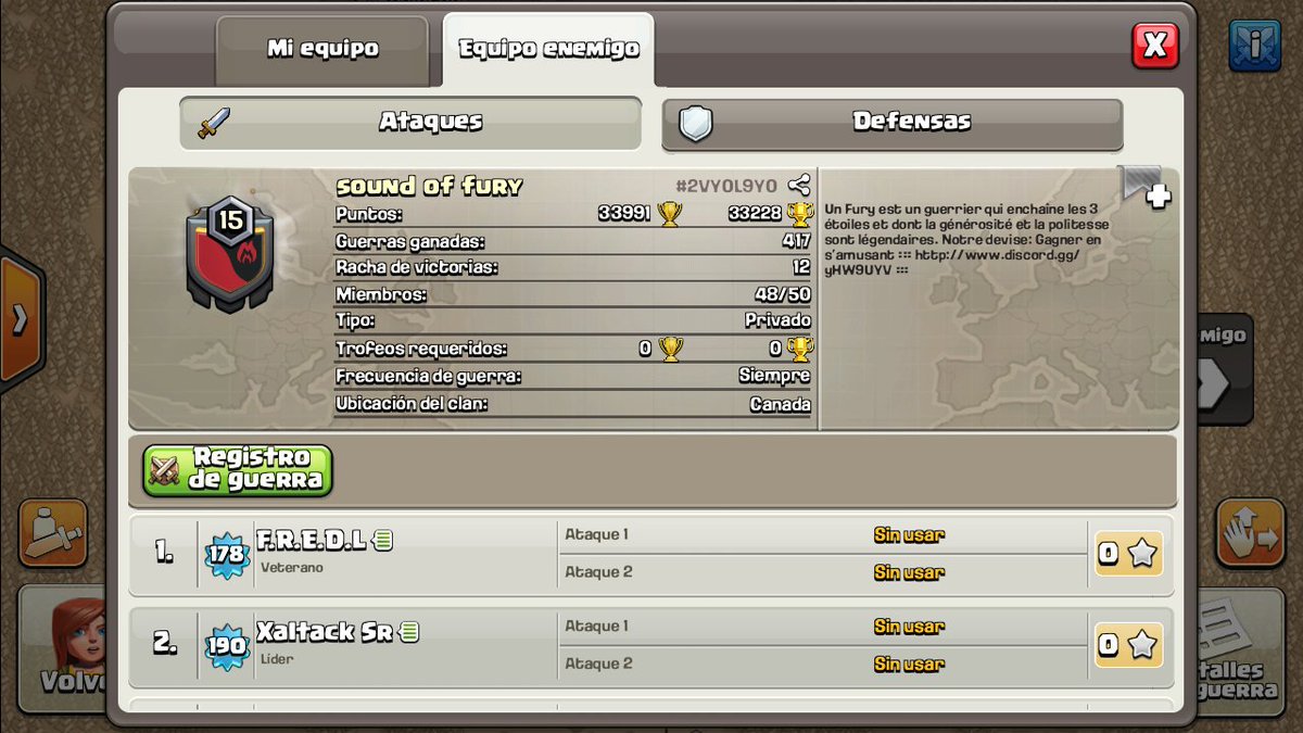 Darklawscoc1's tweet photo. Tremenda war nos mandamos contra un clan con una racha muy buena. Felicitarles a todos los guerreros por su compromiso vamos a seguir mejorando 💪. @milloalf  @darklawscoc  @garidup  @KO21coc  @Bayron88COC . Se agradece Rt 🍻 https://t.co/zTmrG2gkBB