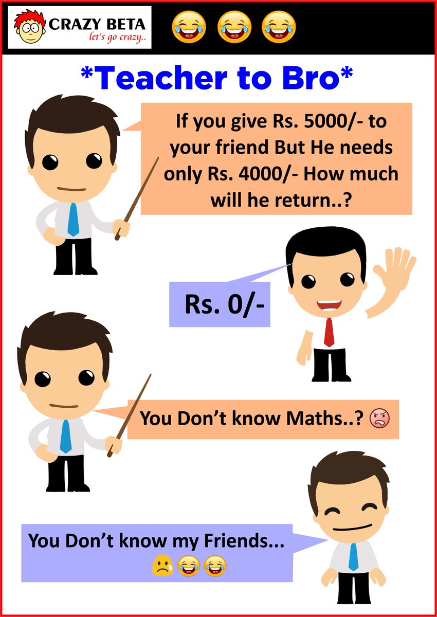 imcrazybeta's tweet image. Tag your friend who doesn't give back the money... bit.ly/2Abh38U
#meme #gags #friend #funny