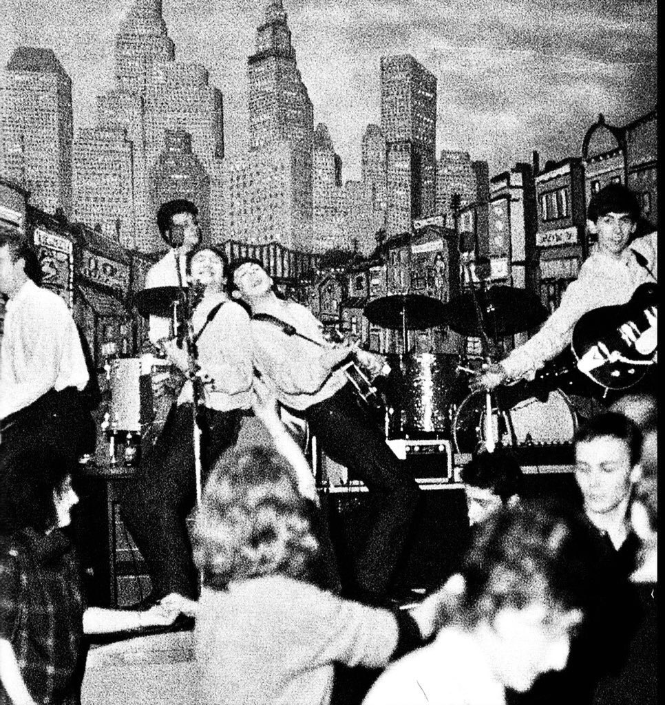 mikolato's tweet photo. Star Club 1962. On the threshold of fame........#TheBeatles #Hamburg #1960s @ToursBeatles @LudoJanssens @SgtPepper1710 @BeatlesArchive2 @Johnny_W_L @backbeattheband @HamburgBeat @thebeatles https://t.co/RGj4EPYlPJ