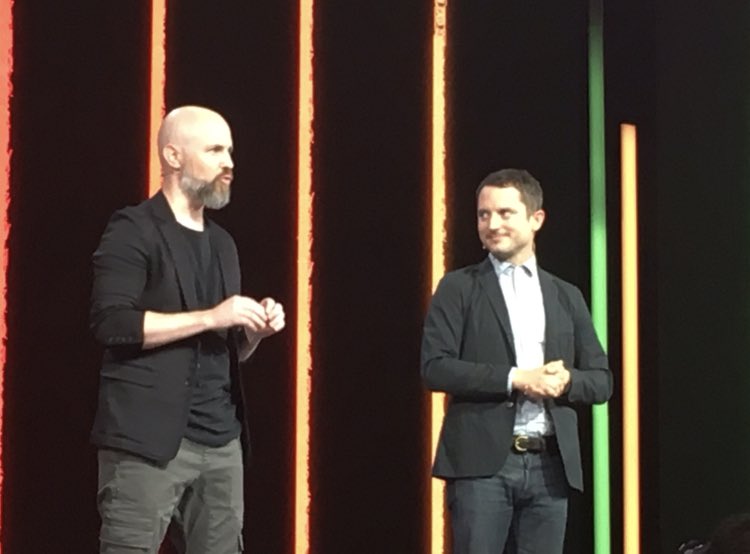 Tinkkz's tweet image. Today I got to we my crush @elijahwood in person. And learn more about #TransferenceVR what a wild day.