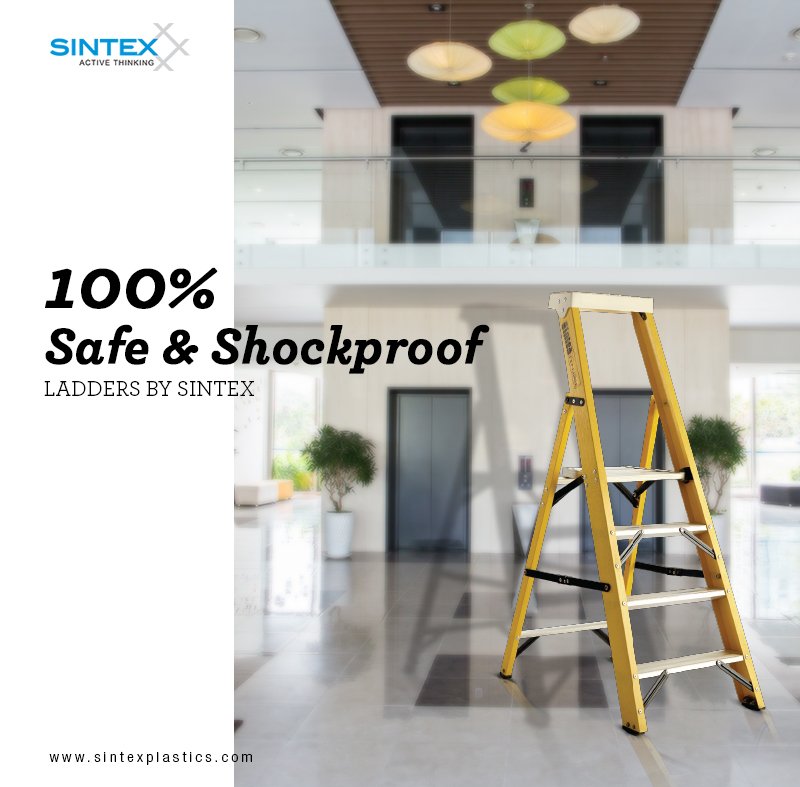 sintex_india's tweet photo. #Sintex #FRPladders are an optimum combination of #safety, #elegance and #economy . https://t.co/qY7KuUdvtV