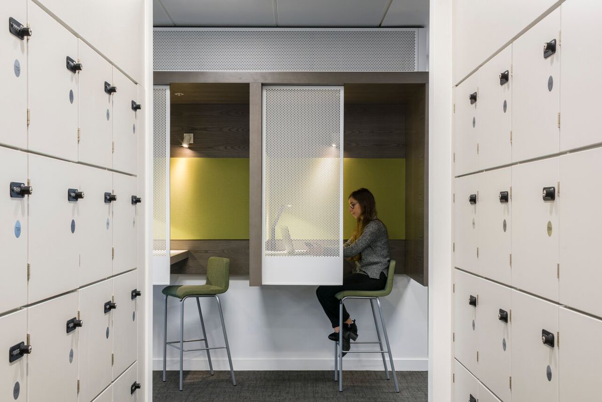 Office lockers provide a great way for employees to store belongings without cluttering up desks. You know what they say - tidy desk tidy mind!
.
Design by <a href="/SpaceInvaderDes/">SpaceInvader</a> #officetips #londonoffices #workspace