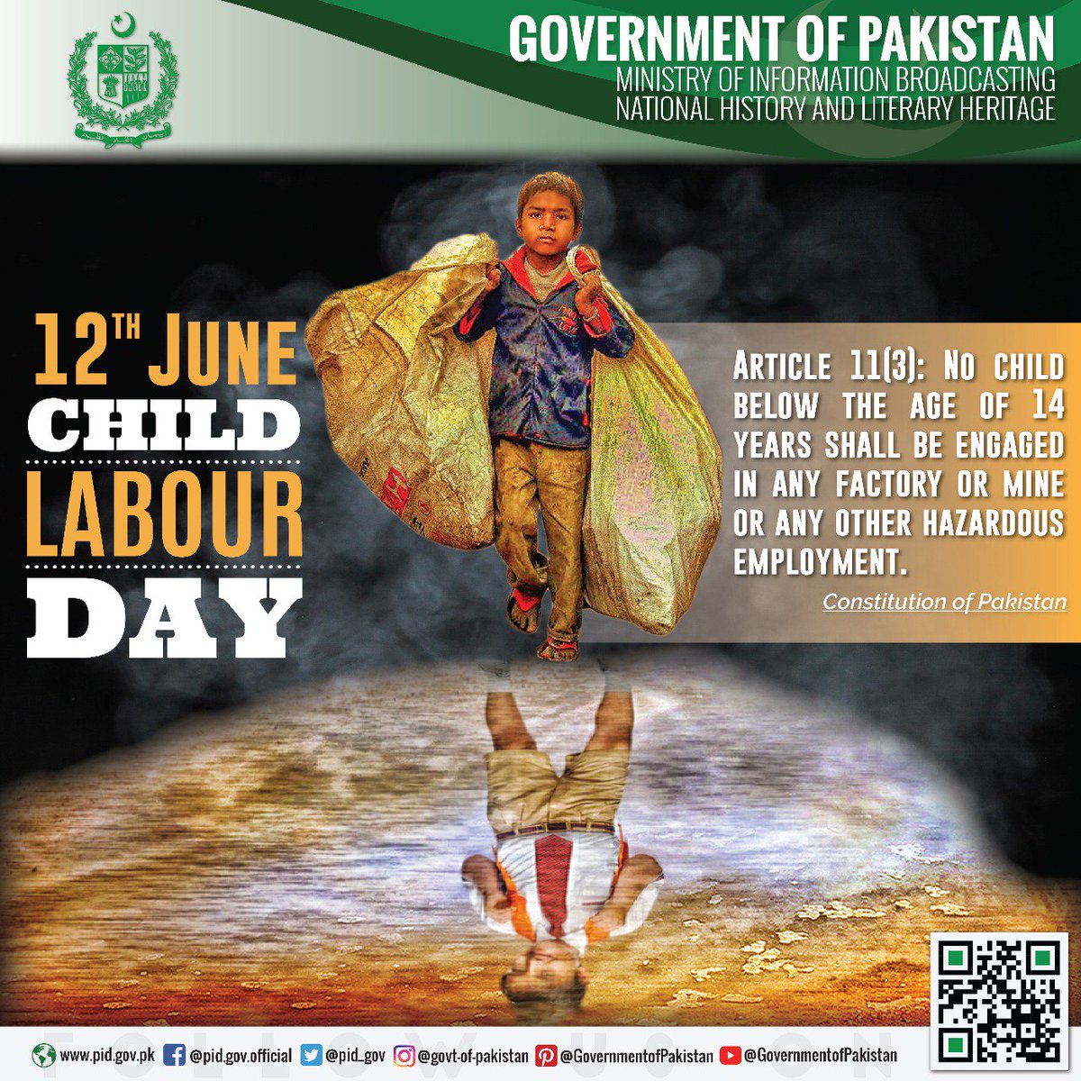 Government Of Pakistan على تويتر Every Year The World Day Against Child Labour Is Observed On June 12 To Raise Awareness About The Plight Of Child Labourers Worldwide Hundreds Of Millions Of