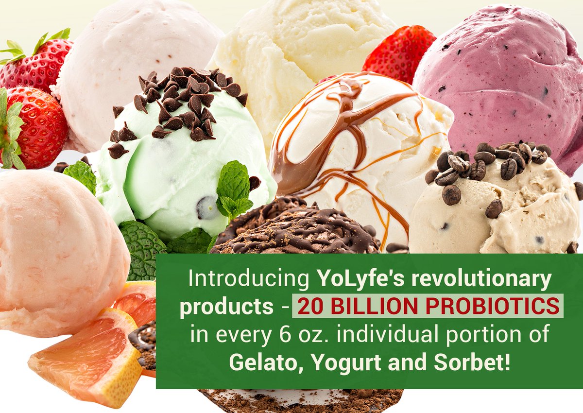 YolyfeGelato's tweet photo. #Summer is here! Stay cool with Yolyfe's revolutionary #FrozenYogurt, #Gelato and #Sorbet. Each delicious serving is infused with billions of #probiotics. Enjoy a #sweet #treat that's good for your #body. Also makes a special #gift for any occasion. https://t.co/SQDJpH5YMu