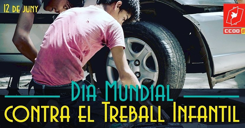 ccoocatalunya's tweet photo. 12 de juny dia mundial contra el treball infantil

Amb el #TreballInfantil,
tolerància 0❗ https://t.co/2XKguQ7SdI