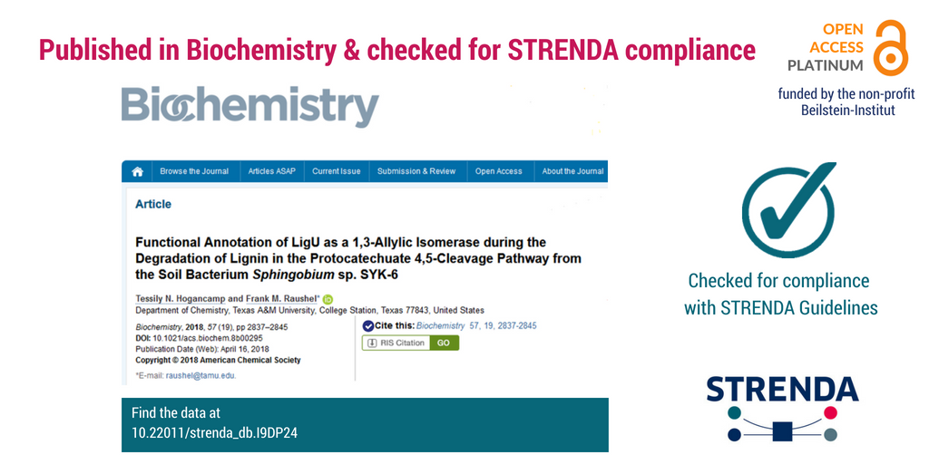 BeilsteinInst's tweet photo. Published in @BiochemistryACS & checked for compliance with the #STRENDA Guidelines. Find it at https://t.co/VdH5xH9p0P https://t.co/eYoIUzFz8N Thanks to @HogancampTess and Frank Raushel https://t.co/dsyVTL61fC