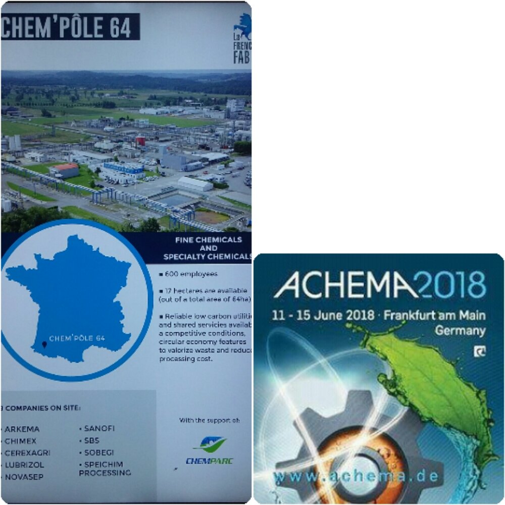 #InvestinPauPyrenees and <a href="/chemparc/">Chemparc</a>  on #Achema2018 Let's meet hall 9.2 booth 12