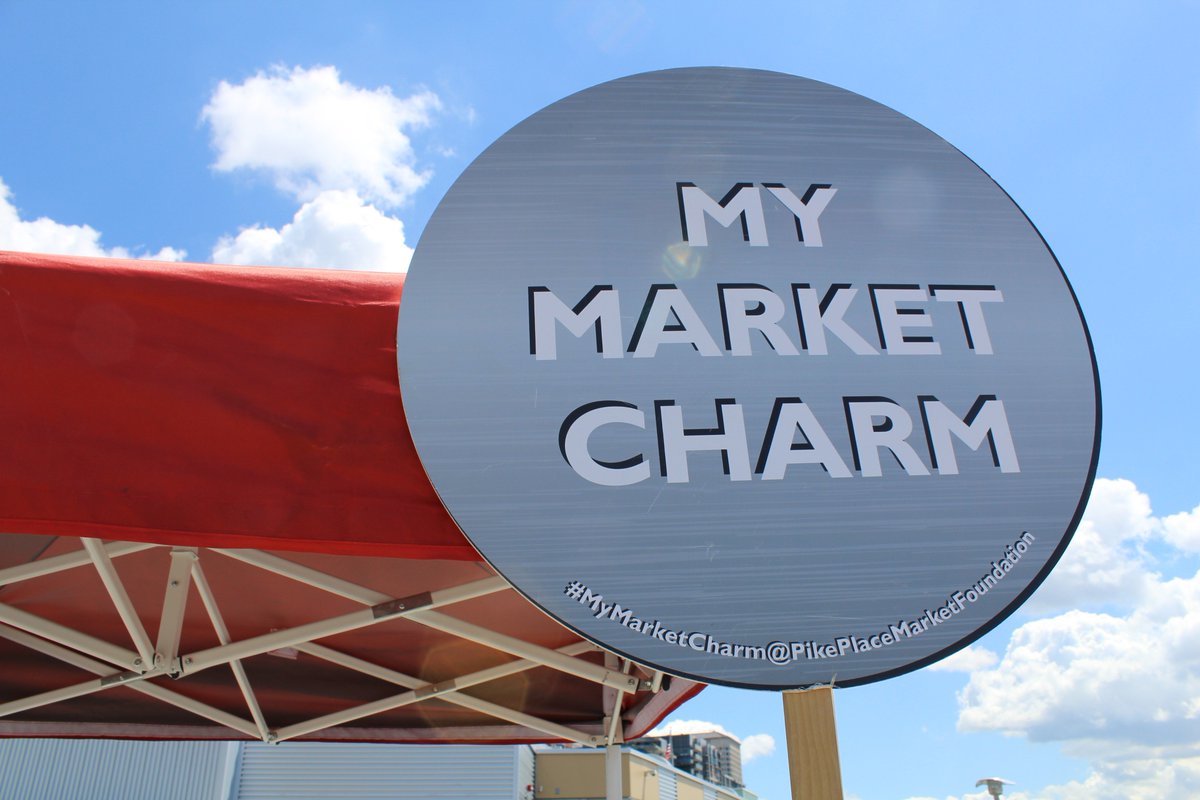 MktFoundation's tweet photo. Pike Place Market Foundation staff and volunteers will be at the MarketFront all summer long, ready to assist our Charm donors and take new donations of Market Charms!
Come say hello, learn more about how to design your very own Charm, and share your #MyMarketCharm story with us https://t.co/FgG3PskHwD