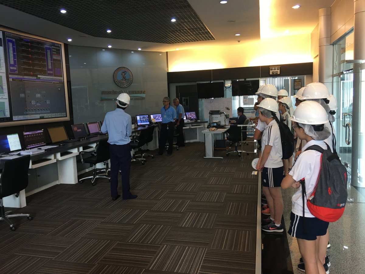 HarrowBangkok's tweet photo. Year 10 Biology students learn about water treatment at the #MetropolitanWater Authority in #Bangkok https://t.co/OmUJajyhTf