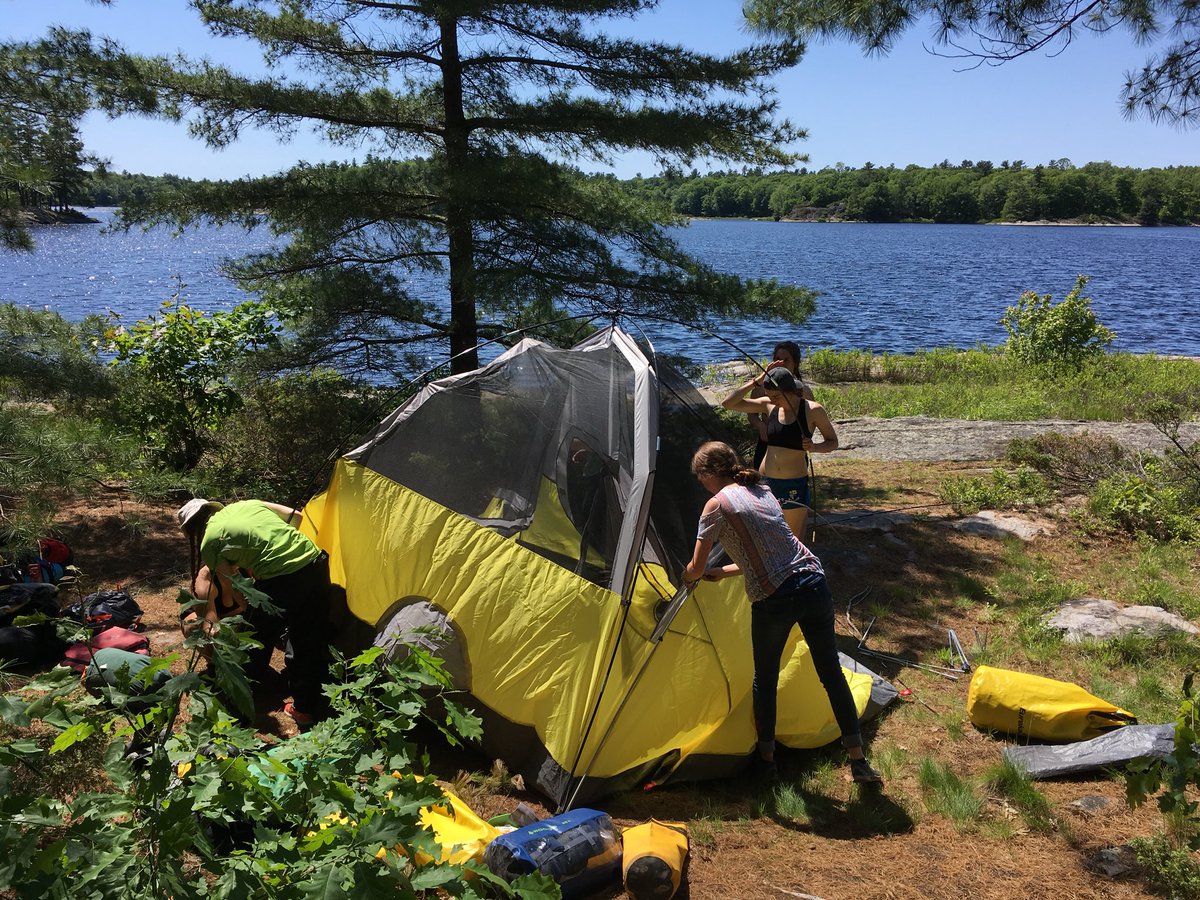 bucknleaf's tweet image. The best way to draw the #SHSM year to a close is a #canoe trip with #friends to @McCraeLake Thanks to all our program #partners and #supporters for a great year!