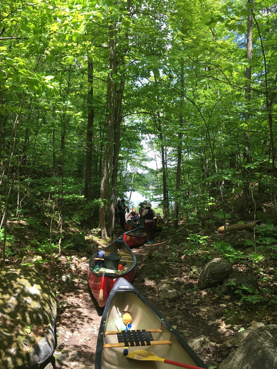 bucknleaf's tweet image. The best way to draw the #SHSM year to a close is a #canoe trip with #friends to @McCraeLake Thanks to all our program #partners and #supporters for a great year!