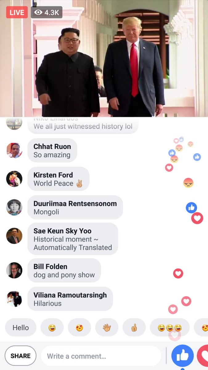 Arsenoooo's tweet photo. ນາທີປະຫວັດສາດ #TrumpKimSummit https://t.co/3vGEDMe5Y8