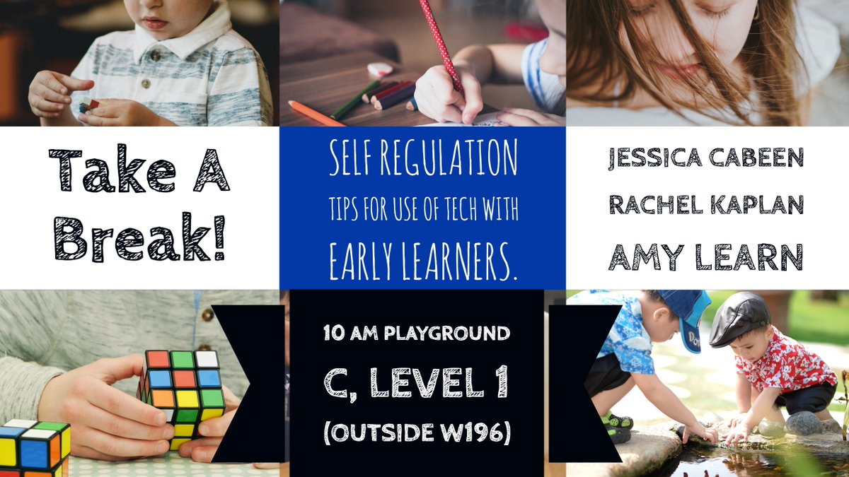 JessicaCabeen's tweet photo. So excited to talk SEL, Early Learning and Tech at #ISTE18 @ELN_ISTE #HackingEarlyLearning https://t.co/kchZSgpqnh