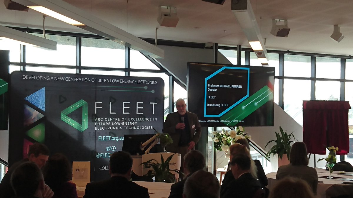 CaboAntonija's tweet photo. "Moore's law will be declared dead once and for all maybe even before our midterm review."
"We are starting to map the shores of the unknown"
Michael Fuhrer @FLEETCentre @arc_gov_au #Fleetlaunch https://t.co/GifLUtNKAc