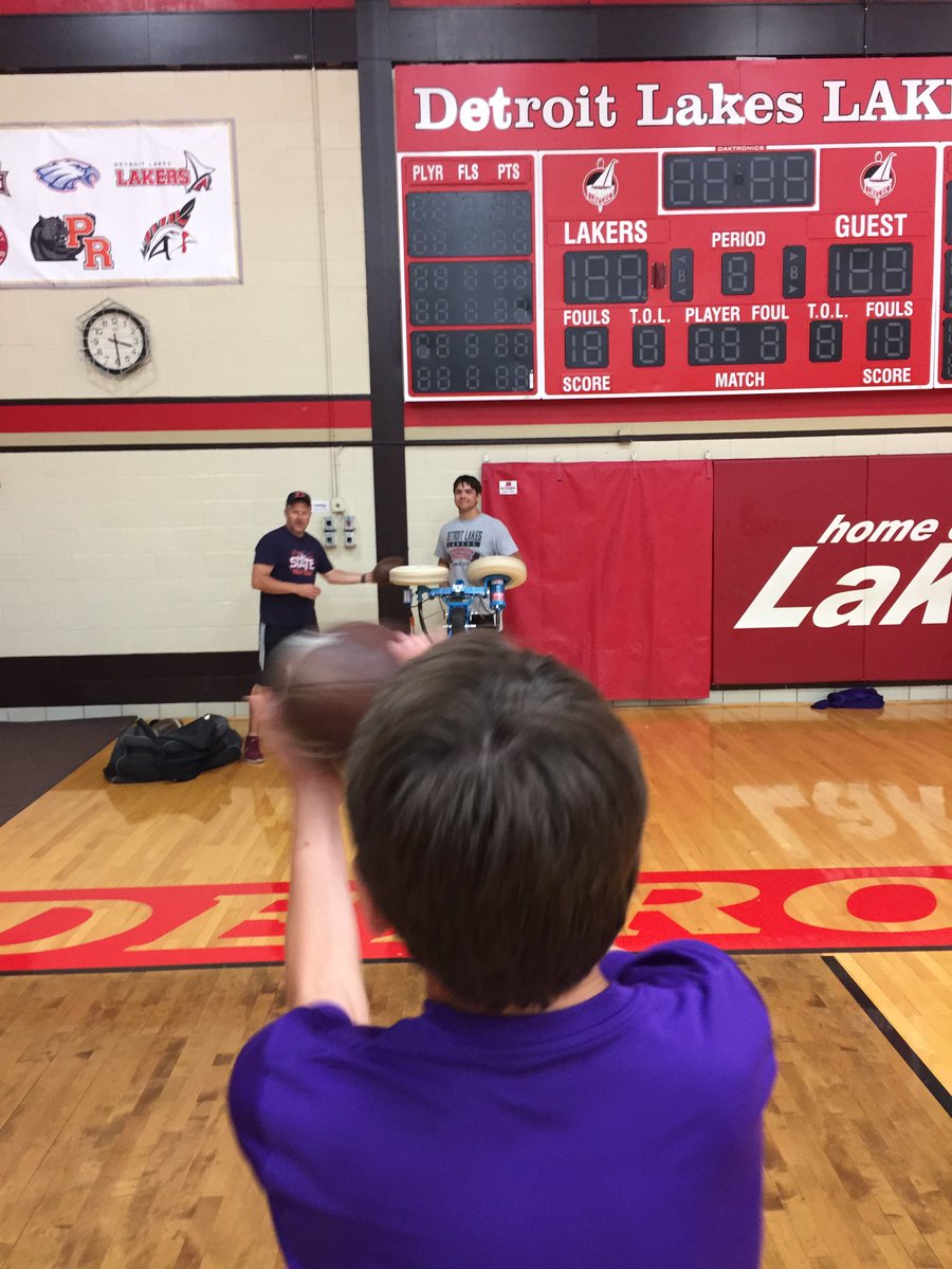 dlhsfootball's tweet photo. What do you do when it's raining all day on the first day of youth camp? Move inside and get better anyway! Great job today-see you tomorrow at the stadium this time! #LAKERPR1DE https://t.co/iQstJTGypW