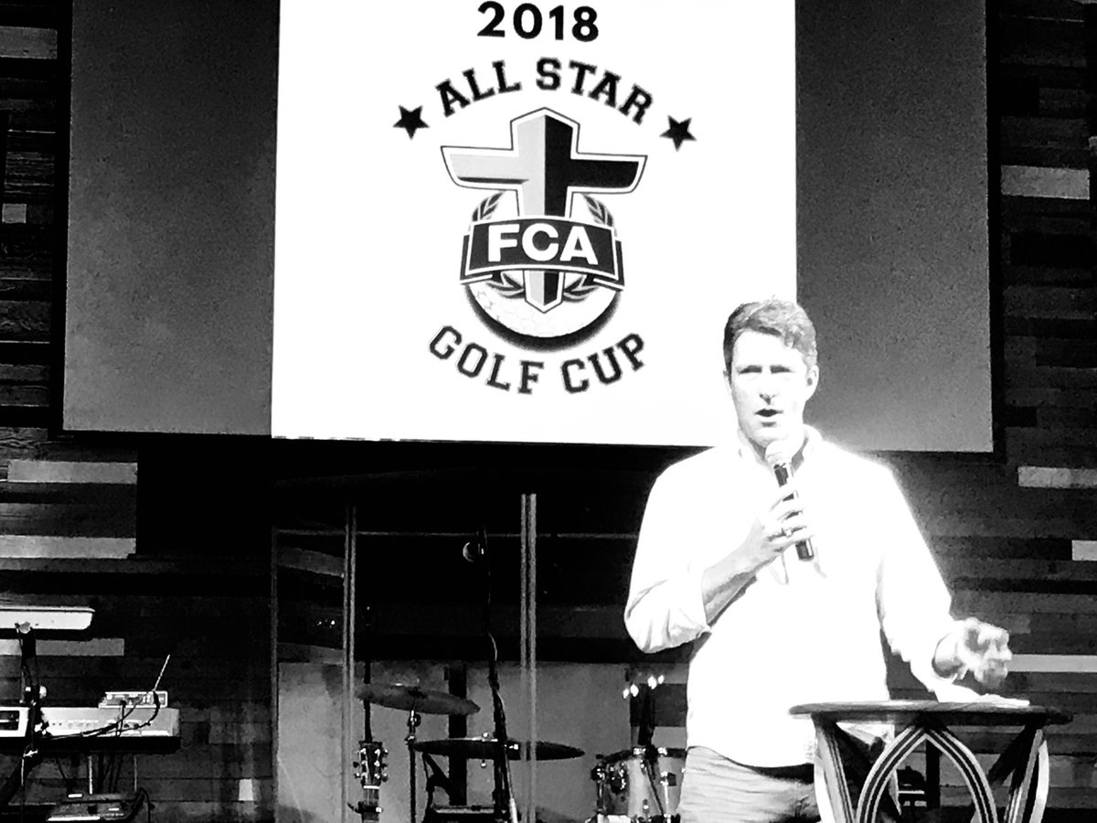 SVittorini's tweet photo. “You can not win and still be victorious.” John Paul Hebert UT Longhorn Asst. Men’s Golf Coach at FCA All Star Golf Cup Dinner #characterprevails https://t.co/quURmzEAWP