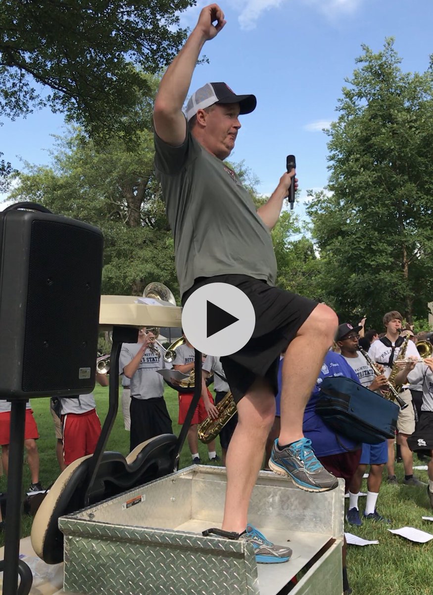 MikeVfromSC's tweet photo. @dchrisFM, you see this fine dancin’ by our Athletics Director?
#FirstRetreat #PBS2018 https://t.co/Cr0WRYszmH