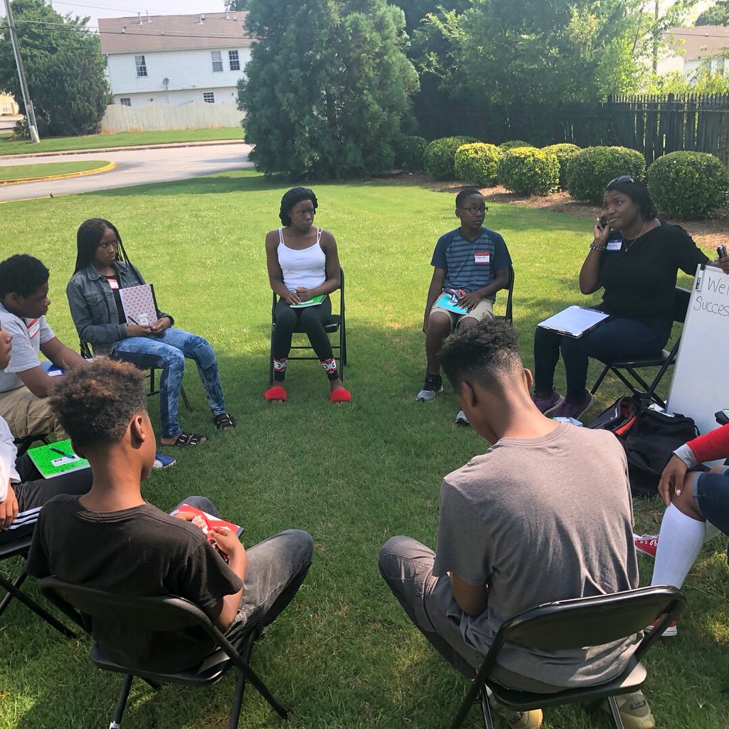 success_prep's tweet photo. Our 6-week #youth camp started today &amp; we were thrilled to meet a wonderful group of middle schoolers! We spent the morning learning about each other &amp; discussing the traits of good #leadership. It’s going to be a great summer! #studentsuccess #summercamp https://t.co/LcHFgr65vb