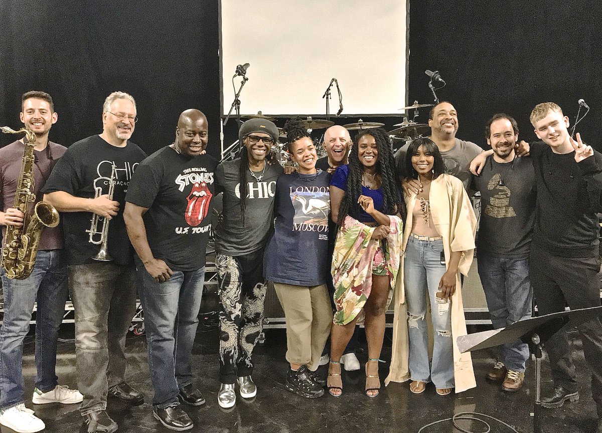 nilerodgers's tweet photo. I smell @CHICorg record coming DAMN the org is growing. Must be the water at @AbbeyRoadStudios
ctr: @nilerodgers @cosha @thisNAO @folami left @mura_masa_ https://t.co/axlJ3yP635