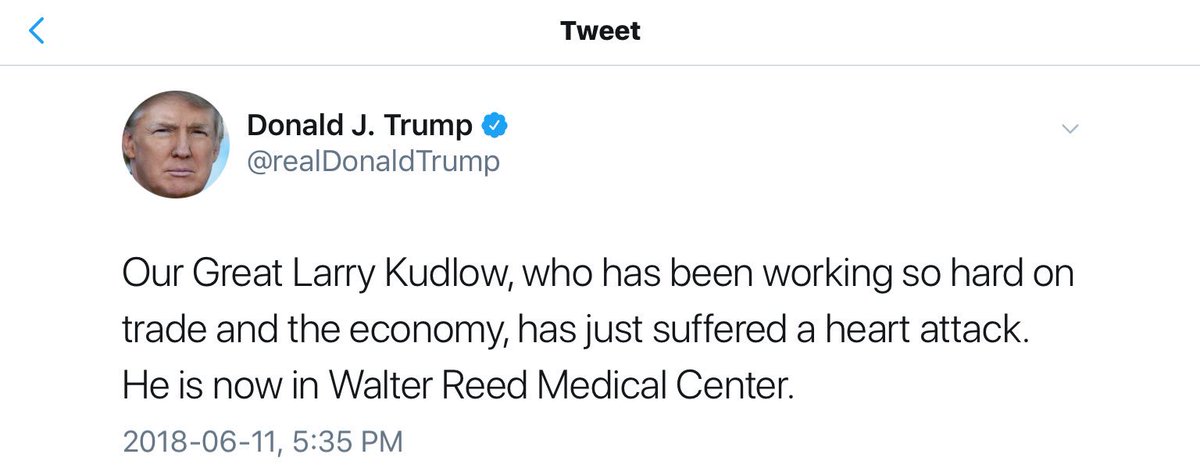 ClareWHarris's tweet photo. @realDonaldTrump
Way to go! I just heard you tweeted this out before all of his family knew. Bravo, bravo. #WinnerMove https://t.co/Cv3yH3UGN5