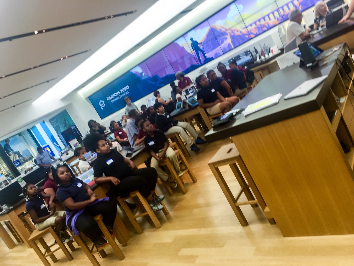 TurningPointCDC's tweet photo. We’re happy to partner with @elliswyms and @athletesforcs to bring high quality computer science education to our students! Looking forward to more adventures at @Microsoft! Thanks to all of our partners for being rockstars and making this trip a success! #accesstotech #ruraled https://t.co/YhtsFkUK8y