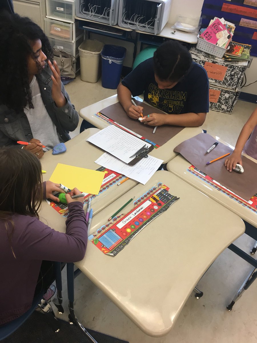 ward2wyncote's tweet photo. Making kindness rocks with our 7th grade Cedarbrook friends! #kindnessrocksatwyncote #secondgraderocks @CSDWyncoteES https://t.co/zAiXajv7N6