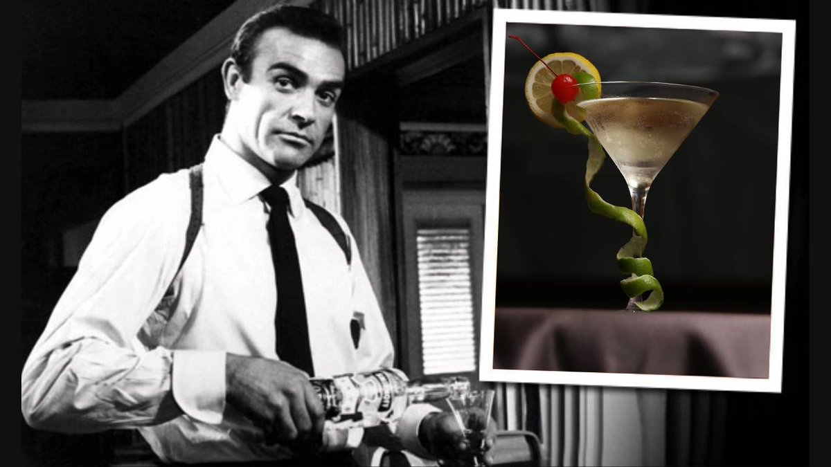 Vesper #Martini - The famous drink created by James Bond Every James Bond  fan will recognize this recipe as the first martini Bond ordered in\, image size:1200x675