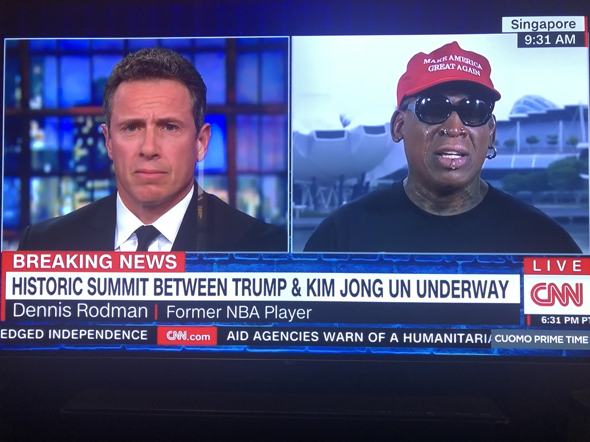 This is already better than the Rogen/Franco movie. He just tearfully thanked POTCOIN. 

WTF is happening.