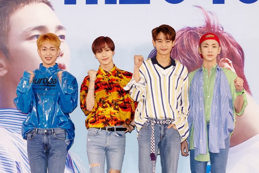 soompi's tweet photo. #SHINee To Perform “I Want You” For 1st Time On “Weekly Idol” #SHINeeisBACK https://t.co/Ls5rz2Cxfn https://t.co/tV7y5S8ZC1