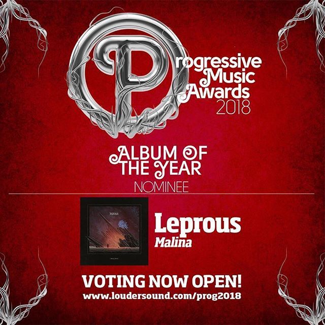 leprousbandfans's tweet photo. Leprous have been nominated for Album Of The Year in The Progressive Music Awards! Vote for “Malina” here 👉 https://t.co/NE7aq4SL6p (link in bio)
.
#leprous #leprousband #leprousbandfans #prog #progrock #progmetal #progmusic #progressive #progressiveme… https://t.co/2uuX9xDiqo https://t.co/GzLKdXOgtc