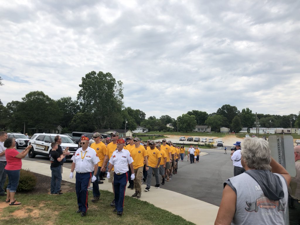 PierceWomack_'s tweet photo. Proud to help with activities today at the “Honoring Their Service” cookout at @SWU_edu and motorcade to #KeoweeKey. Thanks to these men for their sacrifice! #honor #military #veterans https://t.co/FruGfIGjd9